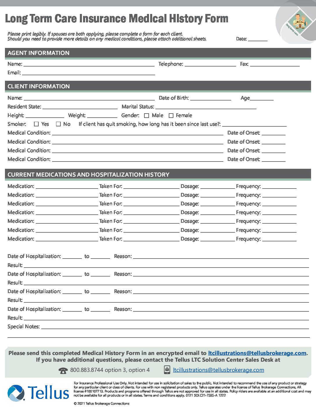 LTC Medical History Questionnaire